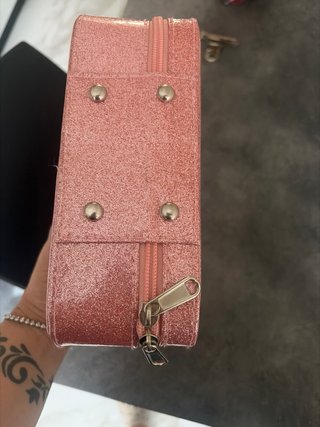 Beauty case unicorno glitter rosa