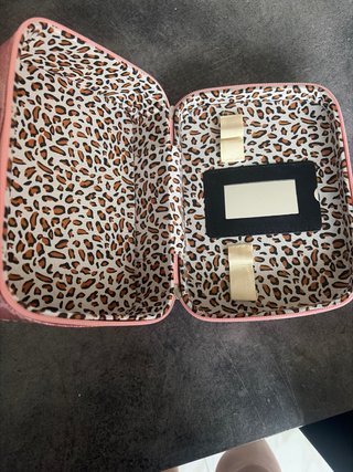 Beauty case unicorno glitter rosa