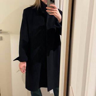 Cappotto Cinzia Rocca Lana Cashmere Nero