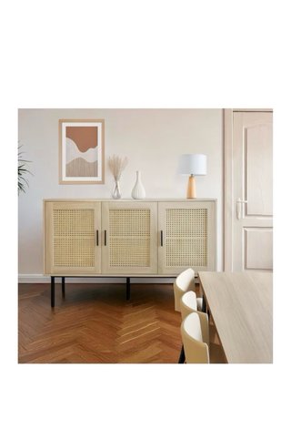 Aparador Ratan Madera Nuevo Desmontado