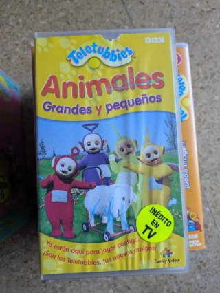 Lote 9 VHS Teletubbies BBC Colección