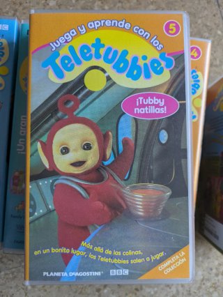 Lote 9 VHS Teletubbies BBC Colección