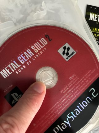Metal Gear Solid 2 Sons of Liberty PS2 PAL España