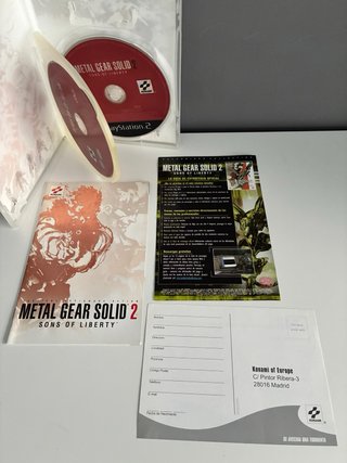 Metal Gear Solid 2 Sons of Liberty PS2 PAL España