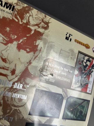 Metal Gear Solid 2 Sons of Liberty PS2 PAL España