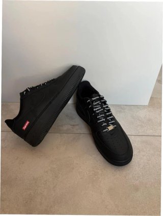 Nike Air Force 1 Supreme Negro EU38.5