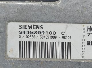 Centralita motor renault 200476 s115301100c clio i