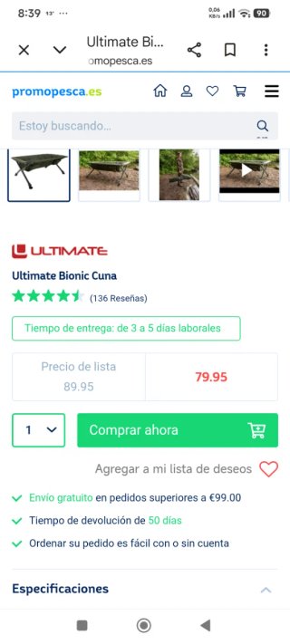 Cuna Carpfishing Pesca Moqueta