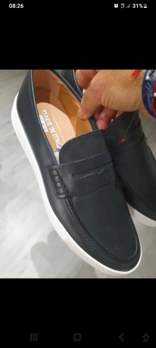 Mocassini Inglesina Pelle Blue Black Taglia 44