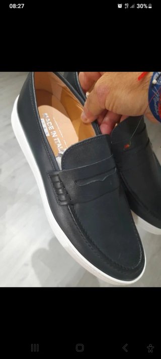 Mocassini Inglesina Pelle Blue Black Taglia 44