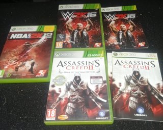 Assassin's Creed II Xbox 360 W 2k 2016 NBA 2k 2012
