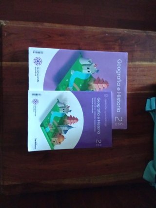 Libro geografía e historia 2°ESO segunda mano.