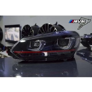 Faros delanteros Led Volkswagen Golf VI 6 Red edit