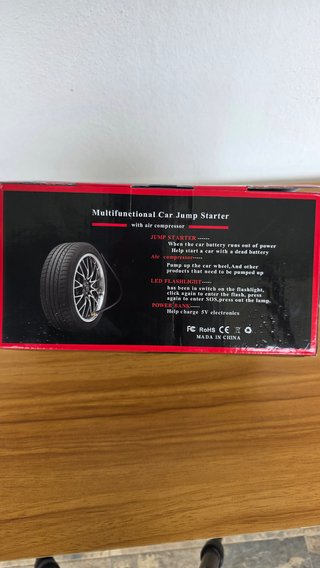 Arrancador Coche Multifunción con Compresor