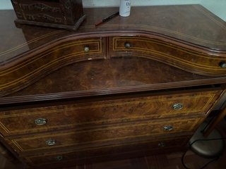 Cómoda y 2 mesitas de noche madera