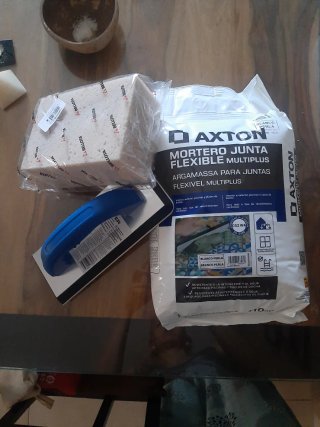 Mortero Junta Flexible Axton Blanco Perla
