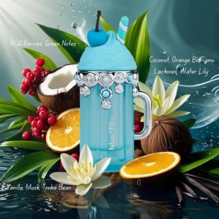 Island Bliss Perfume Azul y Plateado