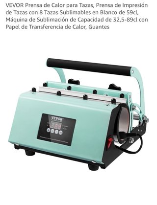 Prensa Térmica VEVOR para Tazas y Vasos