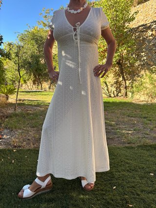 Vestido largo blanco
