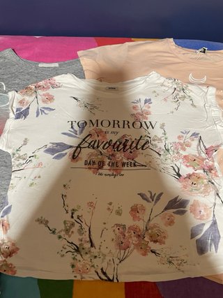 Lote 5 Camisetas de Bershka, Pull, Primark...