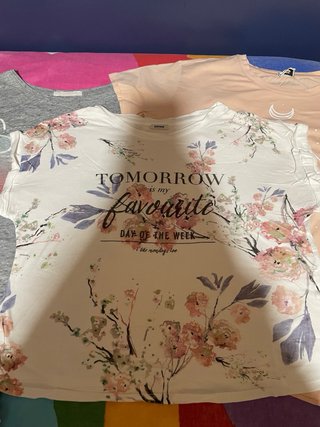Lote 5 Camisetas de Bershka, Pull, Primark...