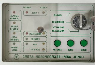 Centralita incendios AGUILERA AE/MZ-1