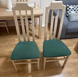 Juego de 4 sillas de comedor madera