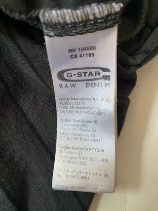T-shirt G-Star vintage a righe