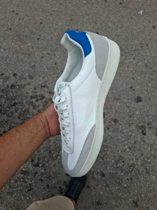 Scarpe Blauer bianche e grigie