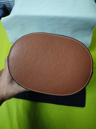 Borsa Celine Cubo Media Marrone e Oro