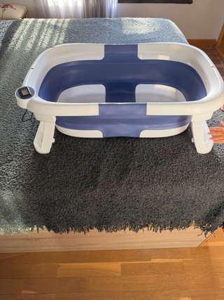 Bañera Plegable Bebé con Termómetro