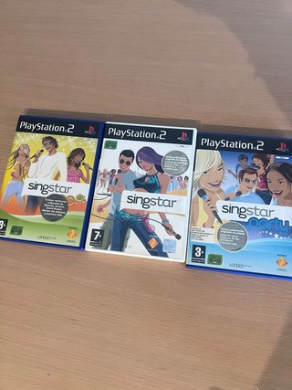 Pack 3 Juegos Singstar PS2