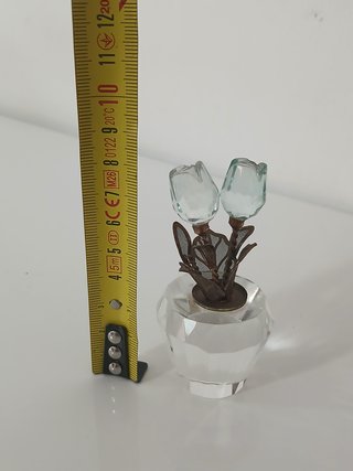 Mini Vaso Cristallo con Fiori