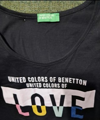 Camiseta sin mangas United Colors of Benetton LOVE