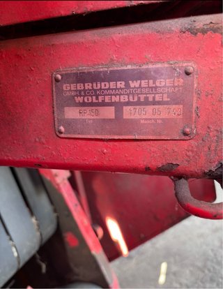 Rotoempacadora Welger RP 150