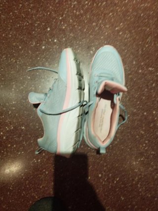 Zapatillas Skechers Azul y Rosa