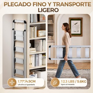 Escalera de aluminio plegable – 4 peldaños – 150 k