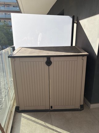 Armario Exterior Keter MIDI 800 Beige