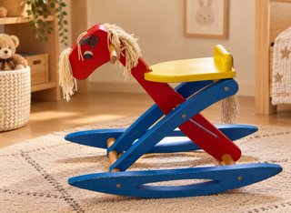 Caballo Balancín Infantil Madera