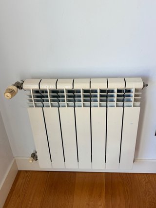 Lote de 7 radiadores de aluminio