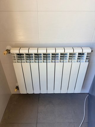 Lote de 7 radiadores de aluminio