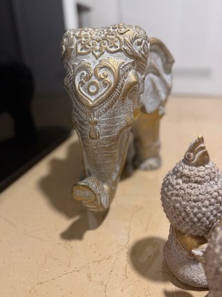 Figuras Elefante y Budas Decoración