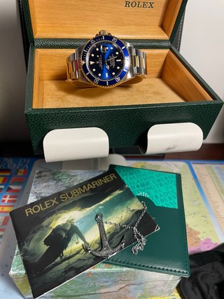 Rolex Submariner Acero y Oro Azul