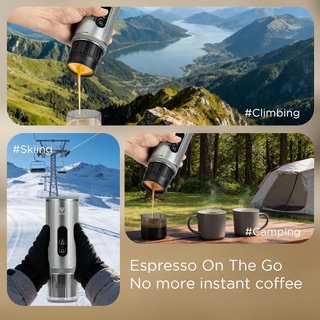Cafetera Capsulas Nespresso Portatil Bateria