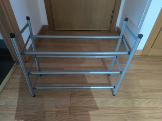 Zapatero extensible metal y plástico