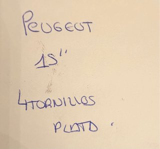 Tapacubos Peugeot 15 (Set de 4)