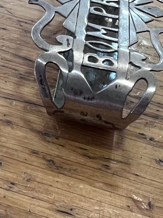 Argola de guardanapo em prata antiga