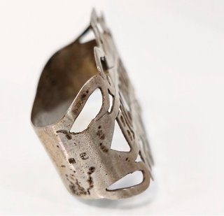 Argola de guardanapo em prata antiga