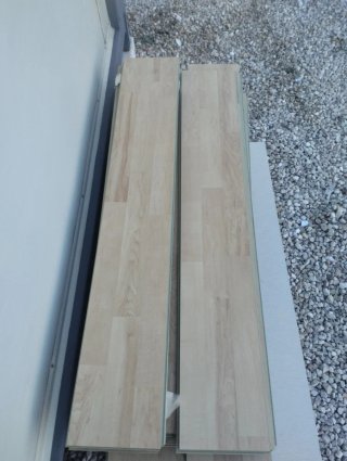 Tarima flotante madera usada
