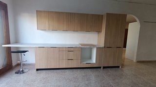 Cocina modular con encimera de mármol